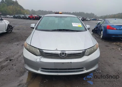 2012 Honda Civic Lx z USA, uszkodzony, nr VIN 2HGFB2F5XCH563268